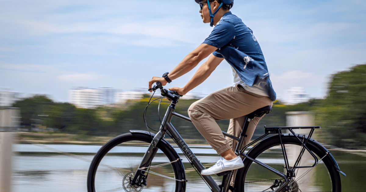 クロストレーニングで自転車を行う